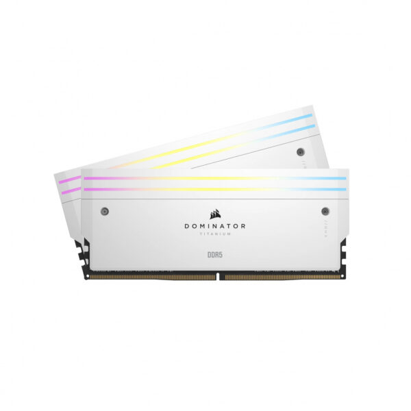 MEMORIA DIMM DDR5 CORSAIR (CMP64GX5M2B6400C32W) 64GB 6400MHZ (2X32GB) DOMINATOR TITANIUM,BLANCO - Imagen 2