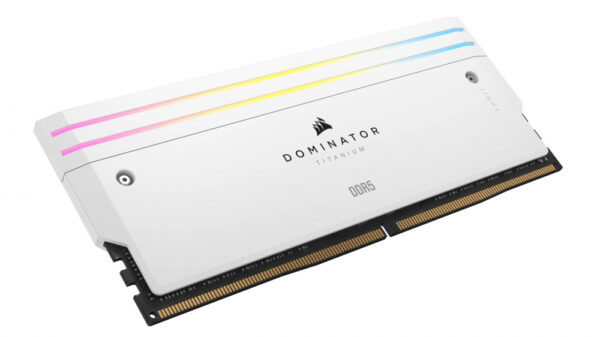 MEMORIA DIMM DDR5 CORSAIR (CMP64GX5M2B6400C32W) 64GB 6400MHZ (2X32GB) DOMINATOR TITANIUM,BLANCO - Imagen 3