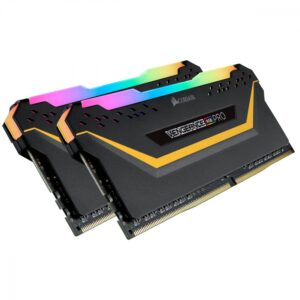 MEMORIA DIMM DDR4 CORSAIR (CMW16GX4M2C3200C16-TUF) 16GB 3200MHZ (2X8GB) VENGEANCE RGB TUF NEGRO CL16