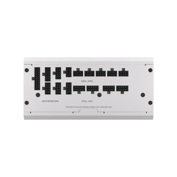 FUENTE DE PODER CORSAIR (CP-9020276-NA) RM1200X SHIFT,1200W,FULL MODULAR,80 PLUS GOLD,BLANCO - Imagen 4
