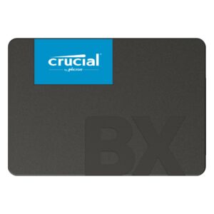 UNIDAD SSD 2.5" CRUCIAL 500GB (CT500BX500SSD1) SAT3, 7MM, 3D NAND