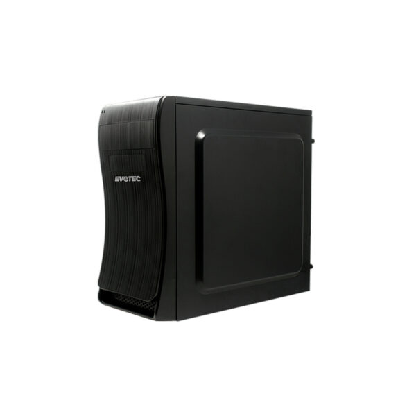 GABINETE EVOTEC (EV-1014) BASSU,MICRO ATX,FUENTE 600W,2*USB 2.0,NEGRO - Imagen 2