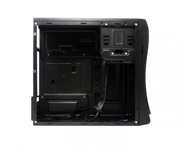 GABINETE EVOTEC (EV-1014) BASSU,MICRO ATX,FUENTE 600W,2*USB 2.0,NEGRO - Imagen 3