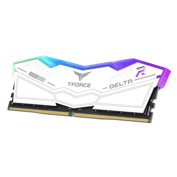 MEMORIA DIMM DDR5 TEAMGROUP (FF4D532G7200HC34ADC01) T-FORCE DELTA, 32GB (2X16GB) 7200MHZ, RGB, WT - Imagen 2