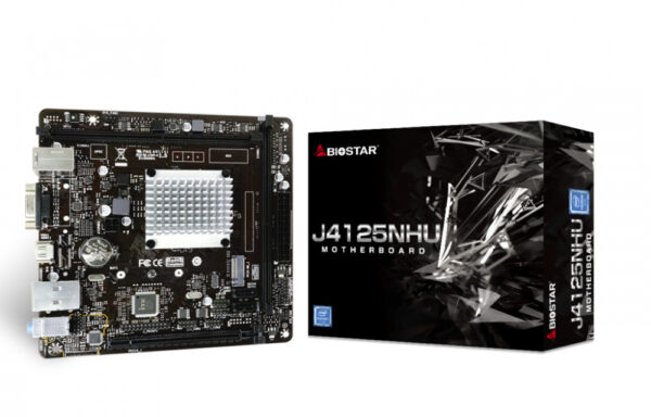 MOTHERBOARD BIOSTAR (J4125NHU) CELERON J4125, DDR4 X2 8GB, USB 3.1, PCIE 2.0, HDMI, MINI ITX - Imagen 3