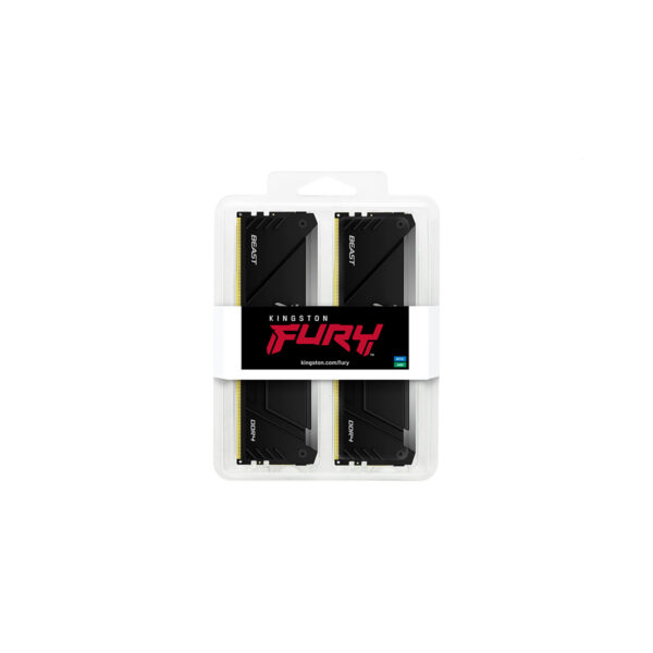 MEMORIA DIMM DDR4 KINGSTON (KF432C16BB2AK2/16) 16GB (KIT 2X8GB) 3200MHZ, CL16, FURY BEAST RGB, NON- - Imagen 2