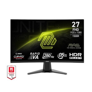 MONITOR LED MSI 27" (MAG 276CXF) 1920X1080 FULL HD,CURVO, 280HZ, 0.5MS, 2*HDMI, 1*DP