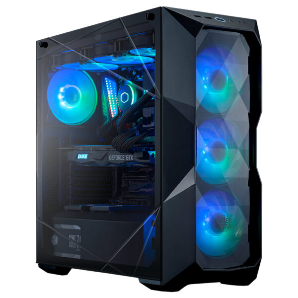 GABINETE COOLER MASTER (MCB-D500D-KGNN-SAU) MASTERBOX TD500 CRYSTAL,NEGRO,ARGB,MEDIA TORRE,S/FUENTE