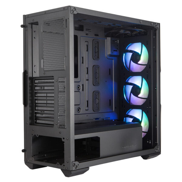 GABINETE COOLER MASTER (MCB-D500D-KGNN-SAU) MASTERBOX TD500 CRYSTAL,NEGRO,ARGB,MEDIA TORRE,S/FUENTE - Imagen 4
