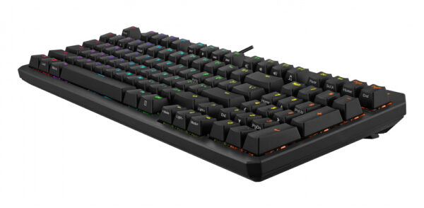 TECLADO ASUS (RA07 TUF K3 GEN II/RD/CA/ABS) OPTO MECANICO SWITCH ROJO,TECLAS PROGRAMABLES,RGB,NEGRO - Imagen 4
