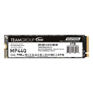 UNIDAD SSD M.2 TEAMGROUP 4TB TM8FFD004T0C101) TEAM MP44Q, PCI GEN3X4, 2280, 7.400 MB/S,6,200MB/S