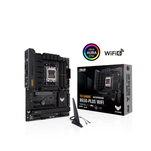 MOTHERBOARD ASUS (TUF GAMING B650-PLUS WIFI) SOCKET AM5,4*DDR5,HDMI,DP,PCIE-4.0,WIFI6,ATX - Imagen 7