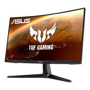 MONITOR LED ASUS 27" (VG27VH1B) TUF GAMING CURVO,1920X1080,165HZ,1MS,VA,HDMI,VGA,BOCINAS 2W,FREESYNC