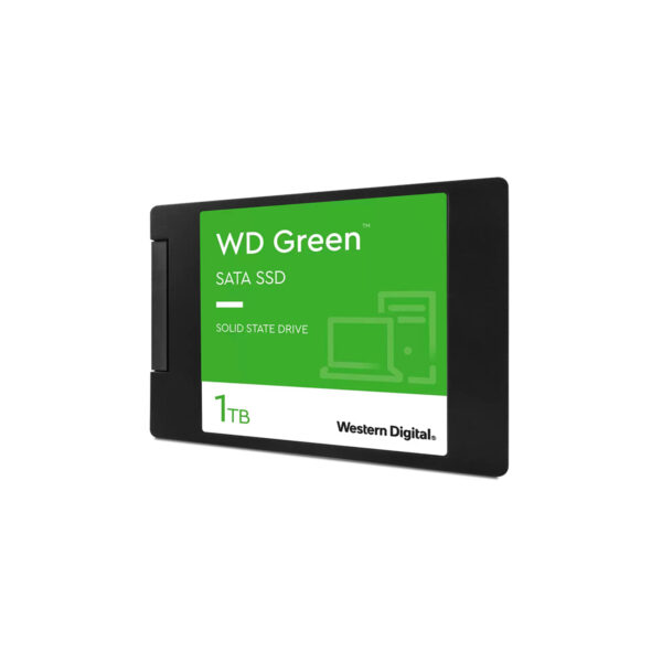 UNIDAD SSD 2.5" WD 1TB (WDS100T3G0A) GREEN, SATA3, 7MM, 3D NAND