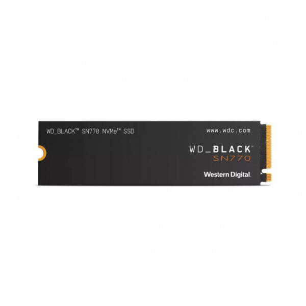 UNIDAD SSD M.2 WD 500GB (WDS500G3X0E) BLACK SN770, PCIE 4.0, NVME, 3D NAND, 2280