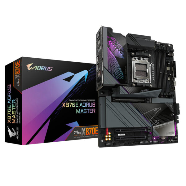 MOTHERBOARD GIGABYTE (X870E AORUS MASTER) SOCKET AM5,4*DDR5 8600MHZ, HDMI, ATX, WIFI7/BT - Imagen 4