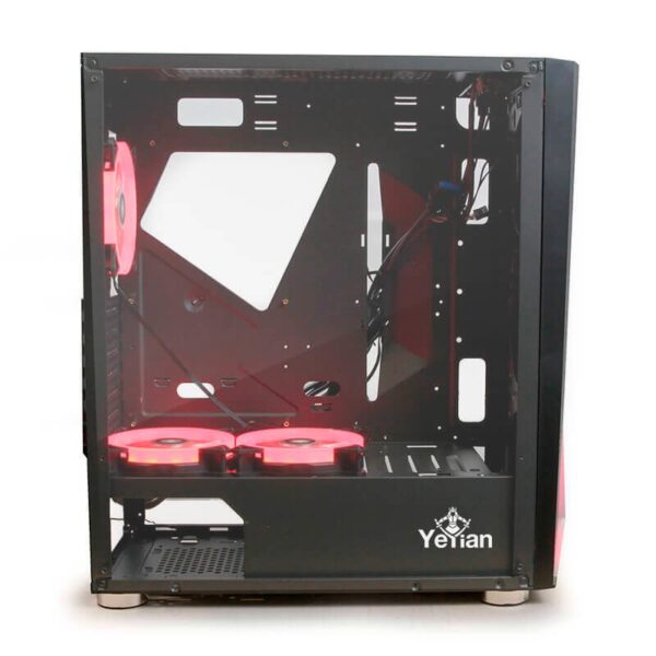 GABINETE YEYIAN (YGA-68809) ARMAGEDDON 2200, ATX, RGB, CRISTAL TEMPLADO, SIN FUENTE, NEGRO - Imagen 3