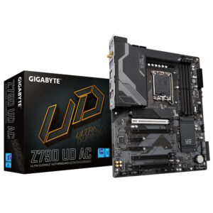MOTHERBOARD GIGABYTE (Z790 UD AC) SOCKET 1700, 4*DDR5 7600, HDMI, DP, ATX, WIFI/ BT