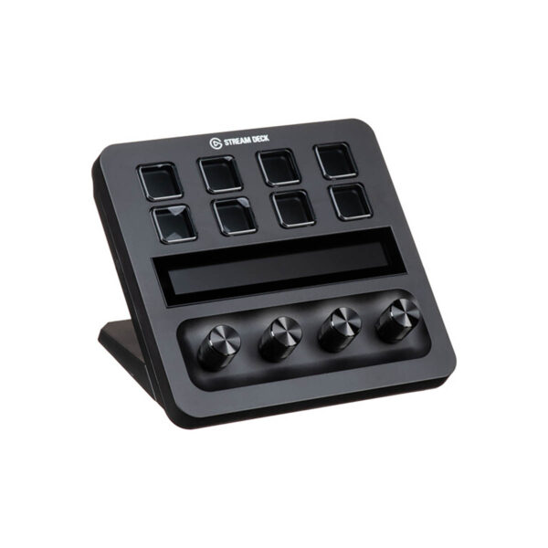 TECLADO P/STREAMING ELGATO (10GBD9901) STREAM DECK +,8 TECLAS,AJUSTE DE NIVELES,PANTALLA TACTIL,NEGR - Imagen 2