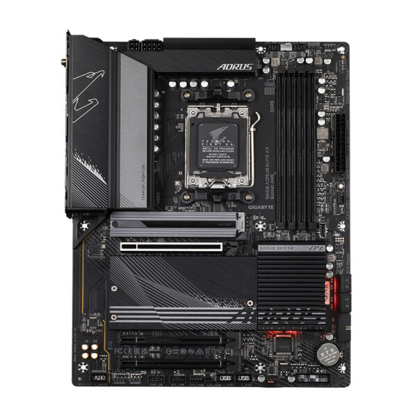 MOTHERBOARD GIGABYTE (B650 AORUS ELITE AX) SOCKET AM5,4*DDR5 8000, HDMI, DP, ATX, WIFI/BT - Imagen 2