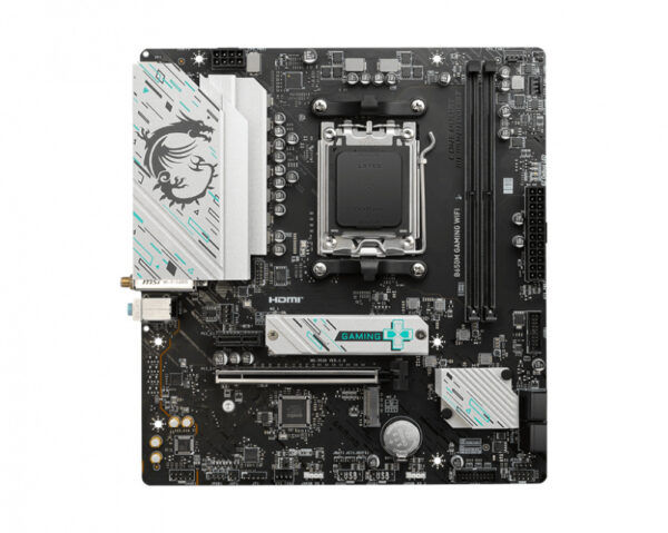 MOTHERBOARD MSI (B650M GAMING WIFI) SOCKET AM5, 2*DDR5 7800, 1*HDMI, 1*DP, 2*M.2, MICRO ATX - Imagen 2