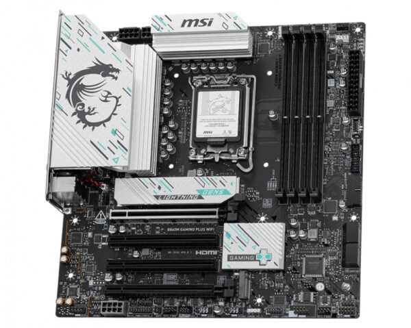 MOTHERBOARD MSI (B860M GAMING PLUS WIFI) SOCKET 1851, 4*DDR5 8800 MHZ, HDMI, DP, 3*M.2, MICRO ATX - Imagen 3