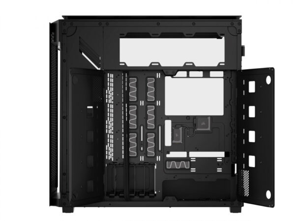 GABINETE CORSAIR (CC-9011273-WW) ICUE LINK 9000 AIRFLOW,CRISTAL TEMP,SUPER TORRE,SIN FUENTE,NEGRO - Imagen 4