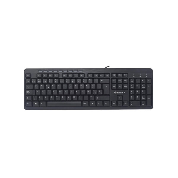 TECLADO NACEB (NA-0109) MULTIMEDIA,USB 2.0,NEGRO