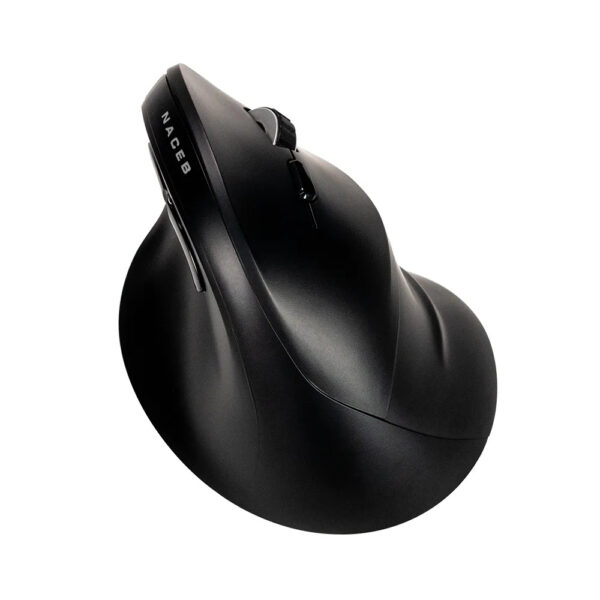 MOUSE INALAMBRICO NACEB (NA-0130) VERTICAL, USB, BLUETOOTH, 1600DPI, 5*BOTONES+RUEDA, NEGRO - Imagen 2