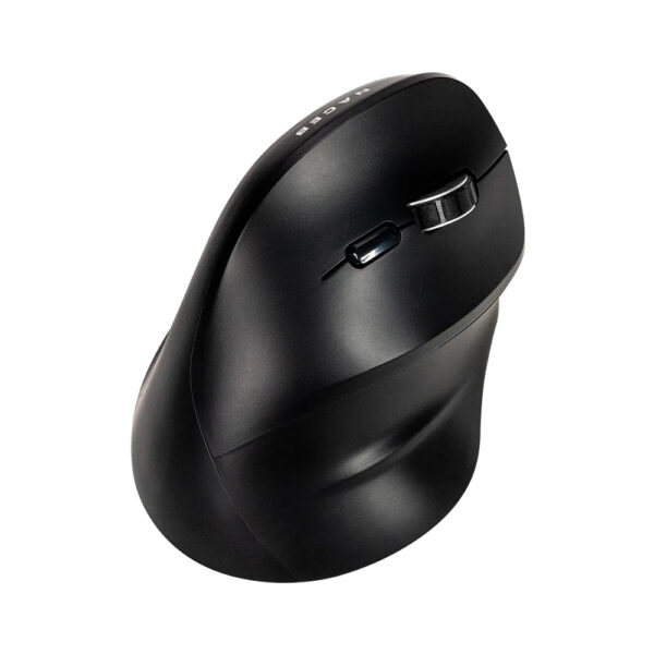 MOUSE INALAMBRICO NACEB (NA-0130) VERTICAL, USB, BLUETOOTH, 1600DPI, 5*BOTONES+RUEDA, NEGRO