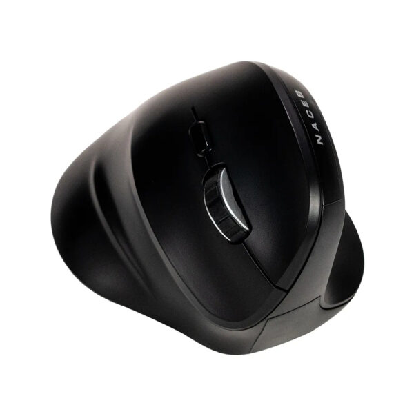 MOUSE INALAMBRICO NACEB (NA-0130) VERTICAL, USB, BLUETOOTH, 1600DPI, 5*BOTONES+RUEDA, NEGRO - Imagen 4