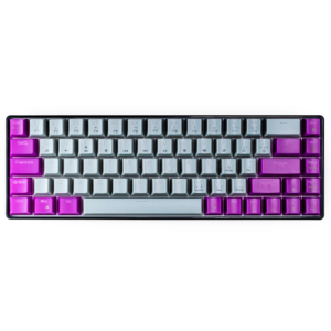 TECLADO NACEB (NA-0963G) MECANICO, RGB, 69 TECLAS GRIS CON EXTRA TECLAS INTERCAMBIABLES