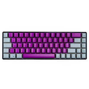 TECLADO NACEB (NA-0963M) MECANICO, RGB, 69 TECLAS MORADO CON EXTRA TECLAS INTERCAMBIABLES