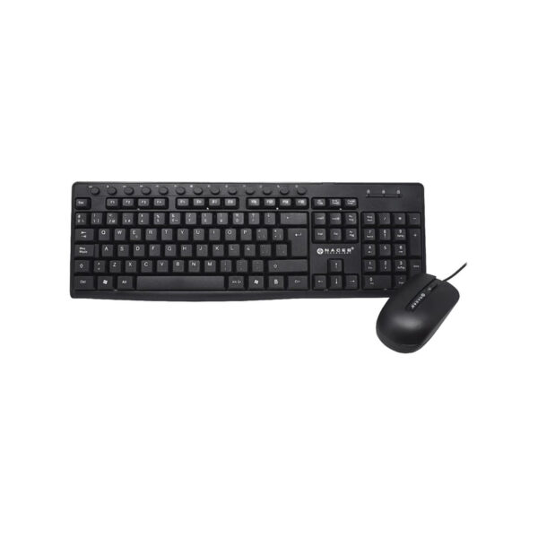 KIT 2 EN 1 NACEB (NA-112N) TECLADO,MOUSE,MULTIMEDIA,1200 DPI,NEGRO