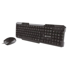 KIT 2 EN 1 NACEB (NA-618N) TECLADO,MOUSE,MULTIMEDIA,1200 DPI,NEGRO