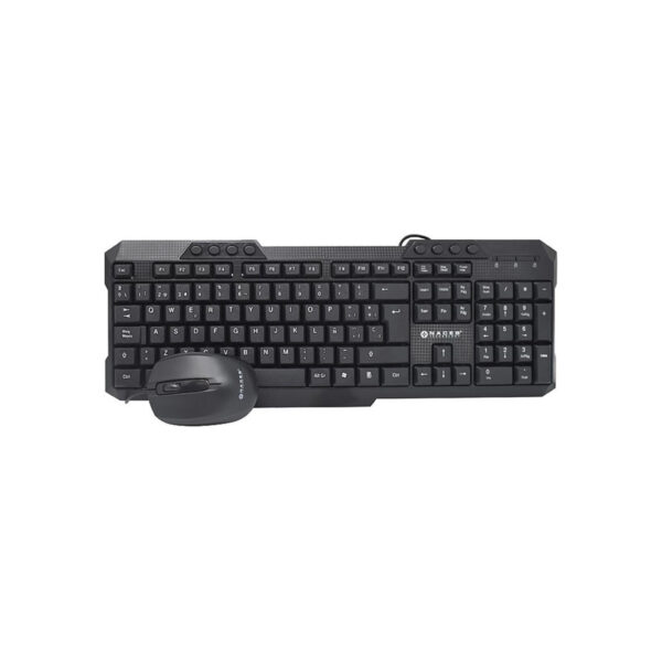 KIT 2 EN 1 NACEB (NA-618N) TECLADO,MOUSE,MULTIMEDIA,1200 DPI,NEGRO - Imagen 2