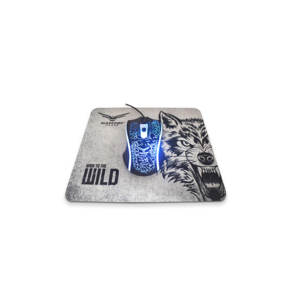 KIT 2 EN 1 NACEB (NA-632) MOUSE,MOUSE PAD,1200 DPI,USB,250*220,GRIS