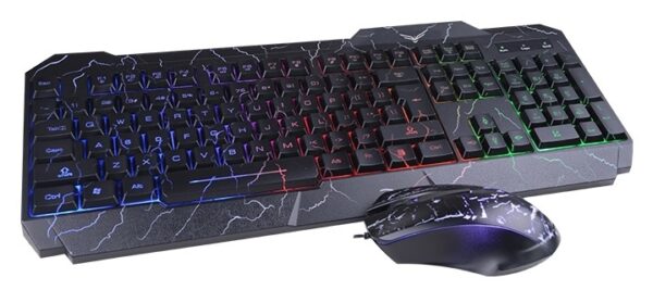 KIT 2 EN 1 NACEB (NA-633) TECLADO,MOUSE,GAMING,MULTIMEDIA,1000 DPI,RETROILUMINADO,NEGRO - Imagen 3