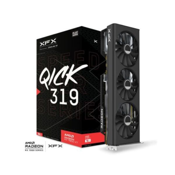 TARJETA DE VIDEO XFX (RX-78TQICKF9) SPEEDSTER QICK 319 RADEON RX7800XT,16GB GDDR6,2124MHZ,3*DP,HDMI