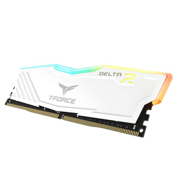 MEMORIA DIMM DDR4 TEAMGROUP (TF4D432G3200HC16FDC01) 32GB (2X16GB) 3200MHZ, DELTA R, CL16, RGB, WHITE - Imagen 3