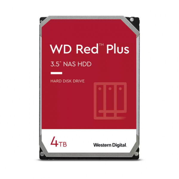 DISCO DURO WD 3.5" 4TB (WD40EFPX) RED, 5400 RPM, 256MB, SATA3