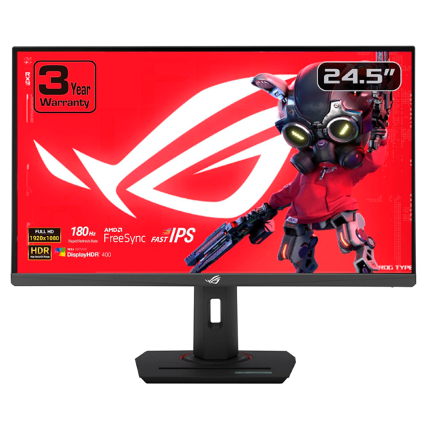 MONITOR LED ASUS 24.5" (XG259CS) ROG STRIX,1920X1080,180HZ,1MS,IPS,HDMI,DP,USB-C