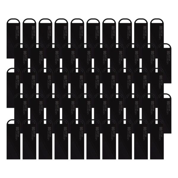 KIT DE 50 MEMORIAS USB VERICO (1UDOV-RCSY83-NN) 8GB PLUS METALICA VR25 SHINNY