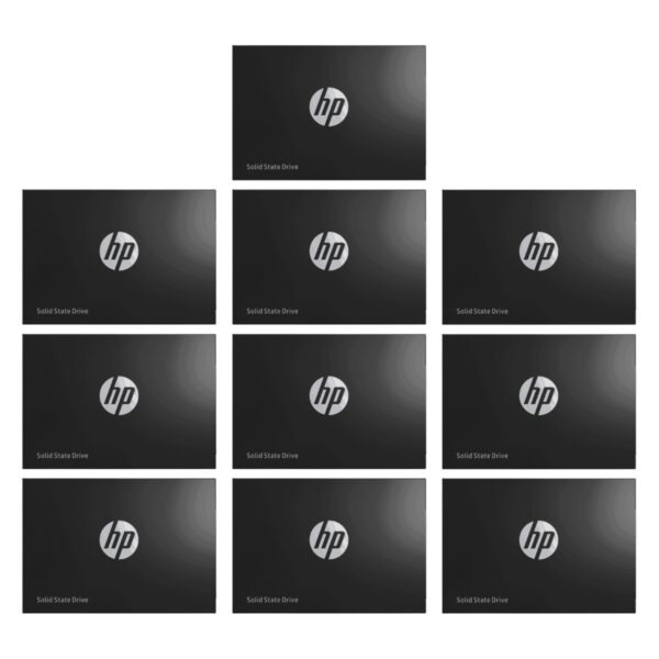 Kit de 10 piezas UNIDAD SSD 2.5" HP 240GB (345M8AA) SATA 3, S650, 560MB/S