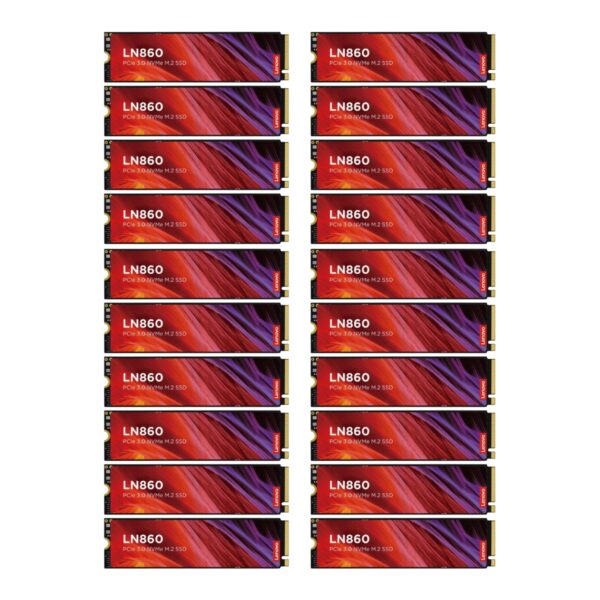 Kit de 20 piezas UNIDAD SSD M.2 LENOVO 256GB (5SD1N53084) LN860  PCIE GEN3, M.2, 2280 3100/1800 MB/S