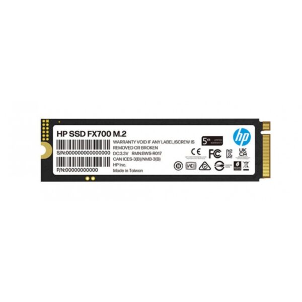 UNIDAD SSD M.2 HP 1TB (8U2N3AA) FX700. PCIE GEN 4X4, 7200MB/S