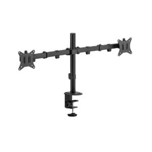 SOPORTE P/DOBLE MONITOR ACTECK (AC-934602) ENFORCEZONE SM490,SOPORTE VESA 75*75MM/100*100MM,NEGRO
