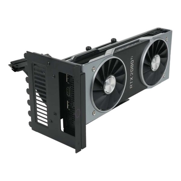 KIT SOPORTE P/GPU COOLER MASTER (MCA-U000R-KFVK01) VERTICAL UNIV. V2, ATX,MODULAR,INCL.CABLE PCIE-3 - Imagen 4