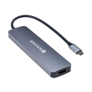 ADAPTADOR NACEB (NA-0127) HUB, USB TIPO C, 7 EN 1,  1* HDMI, 3*USB 3.0, 1*USB C, PD+SD/TF