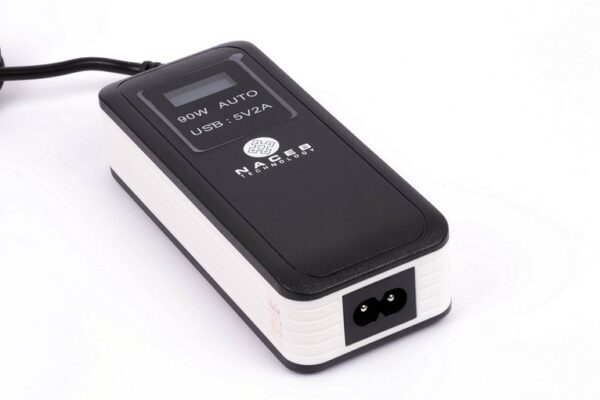 ADAPTADOR NACEB (NA-013) UNIVERSAL P/LAPTOP, 9 PUNTAS INTERCAMBIABLES, 90W - Imagen 2